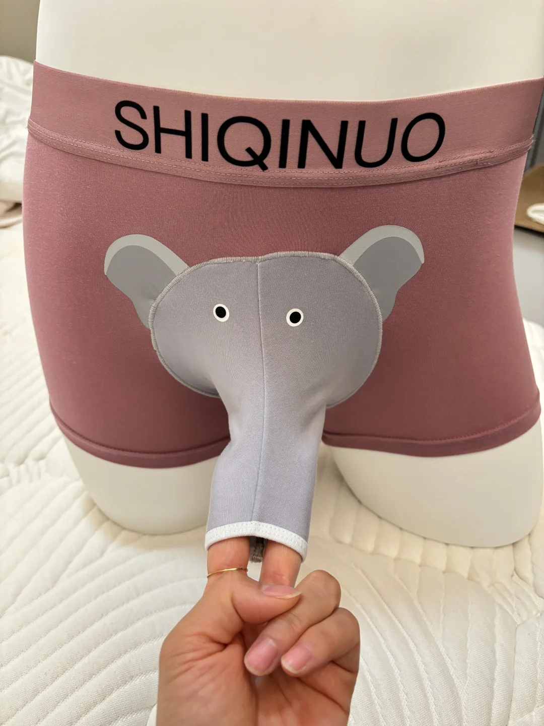 天冷了！给男朋友换上可爱大象内裤吧. ～