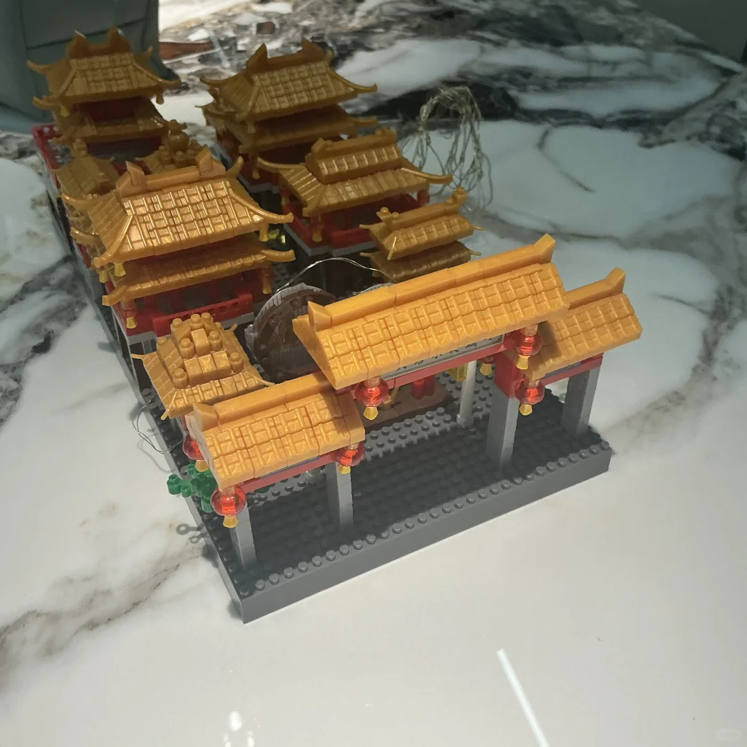 街景积木 中国积木 模型制作 沉浸式拼积木 积木 拼装玩具 我的积木小镇