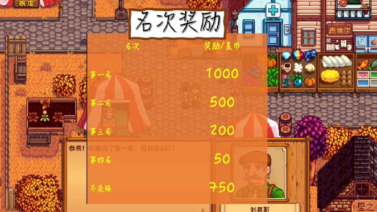 星露谷|第一年就获得秋季展览会第一名?