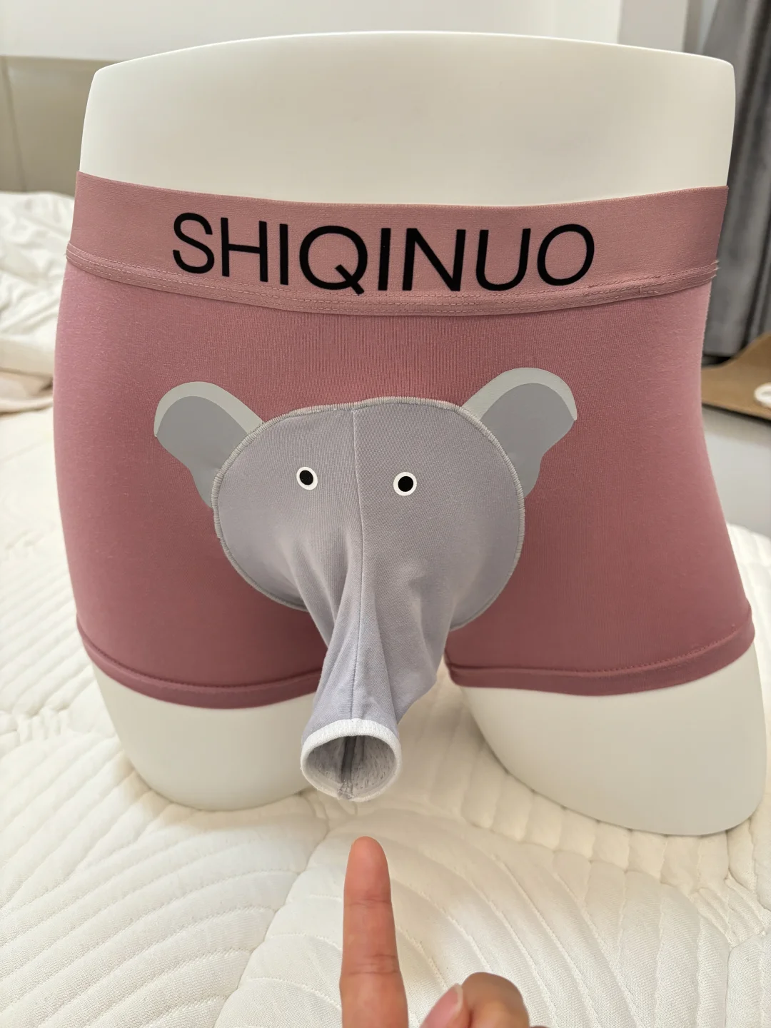 天冷了！给男朋友换上可爱大象内裤吧. ～