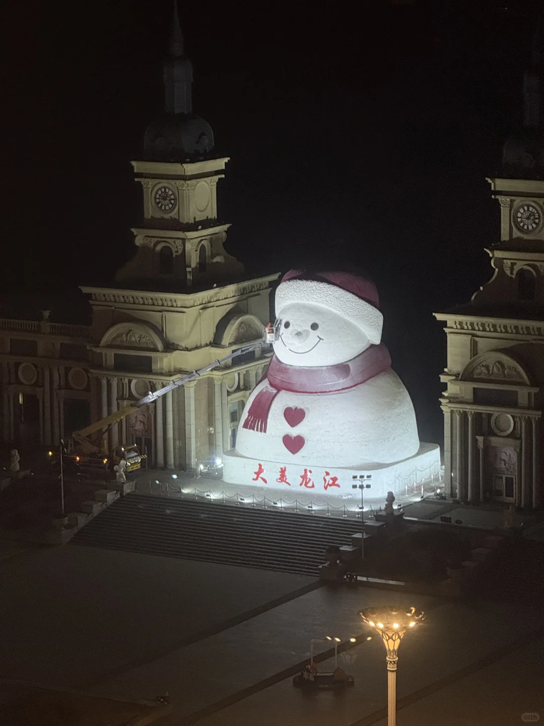 凌晨补妆的大雪人☺️☃️