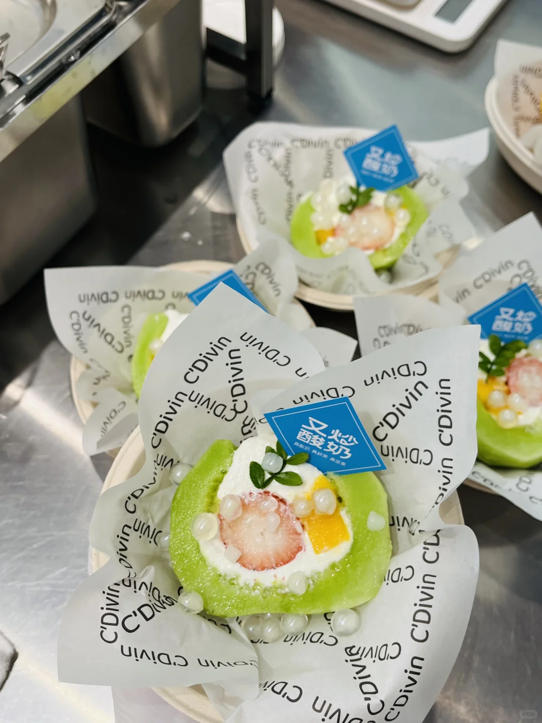 暖气房里的小甜品必须得是小酸奶呀！