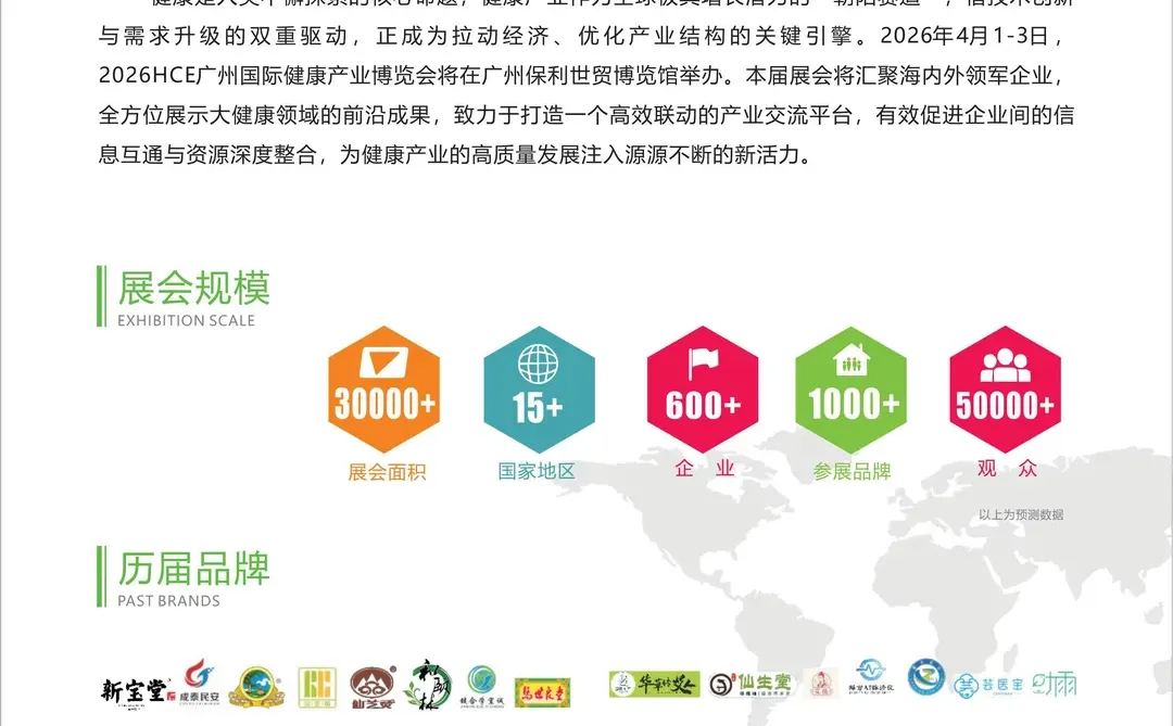2026广州国际健康产业大会|未来健康全景图