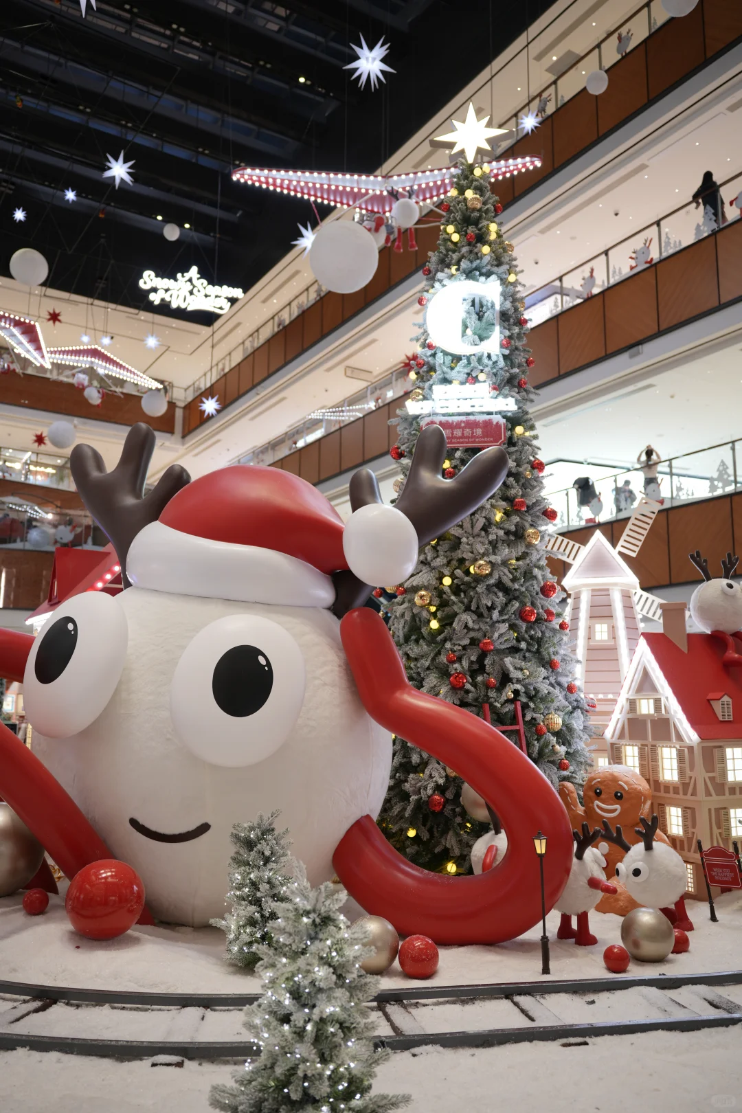 来王府井看圣诞树啦