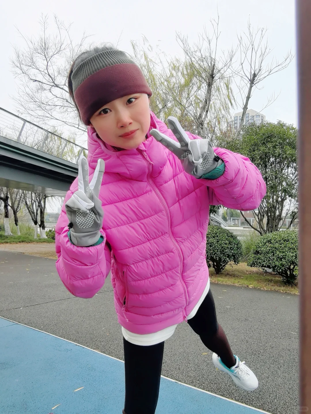 冬日限定浪漫！在鄞州公园晨跑5公里~