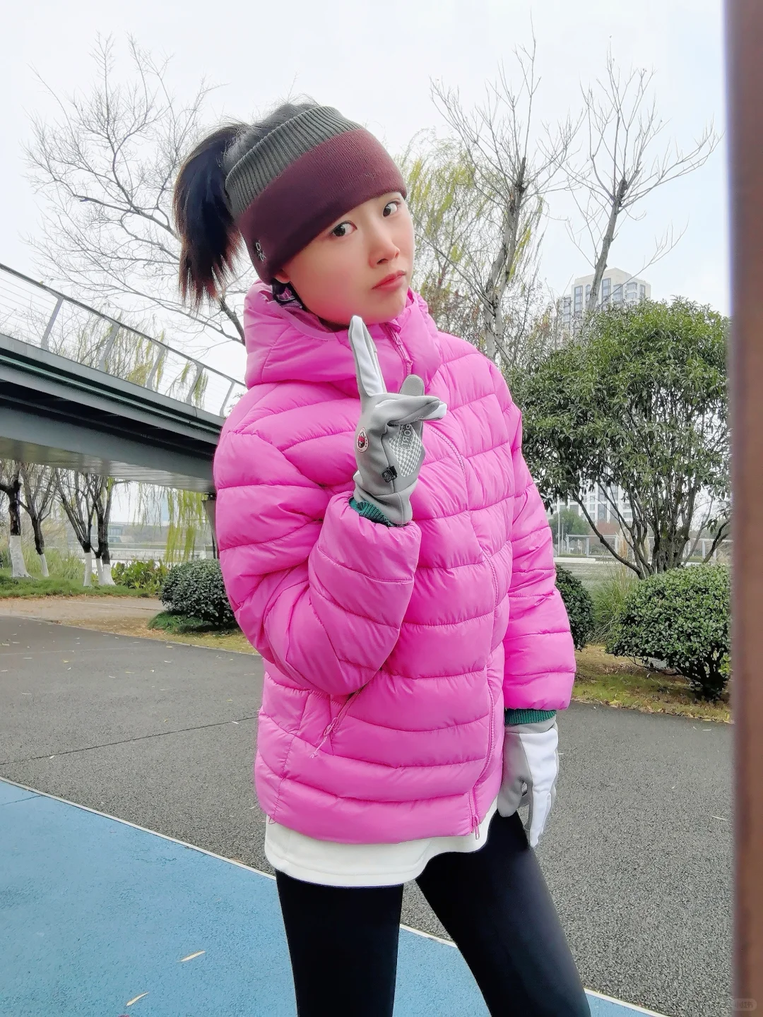 冬日限定浪漫！在鄞州公园晨跑5公里~