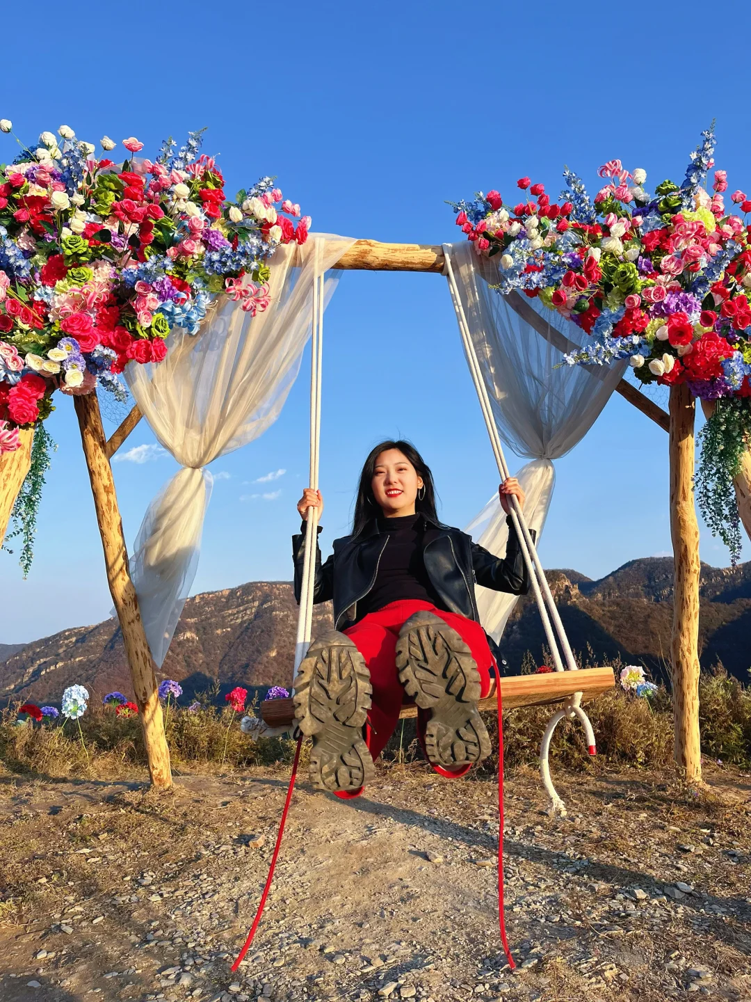 终于登顶了⛰️太值得啦！