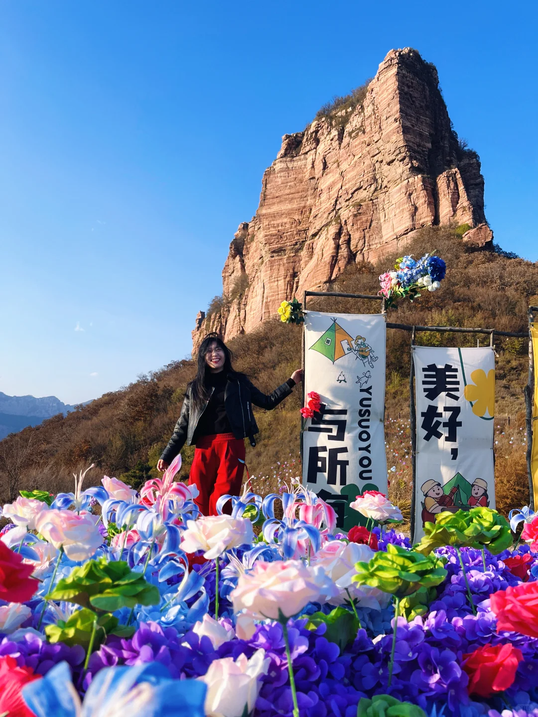 终于登顶了⛰️太值得啦！