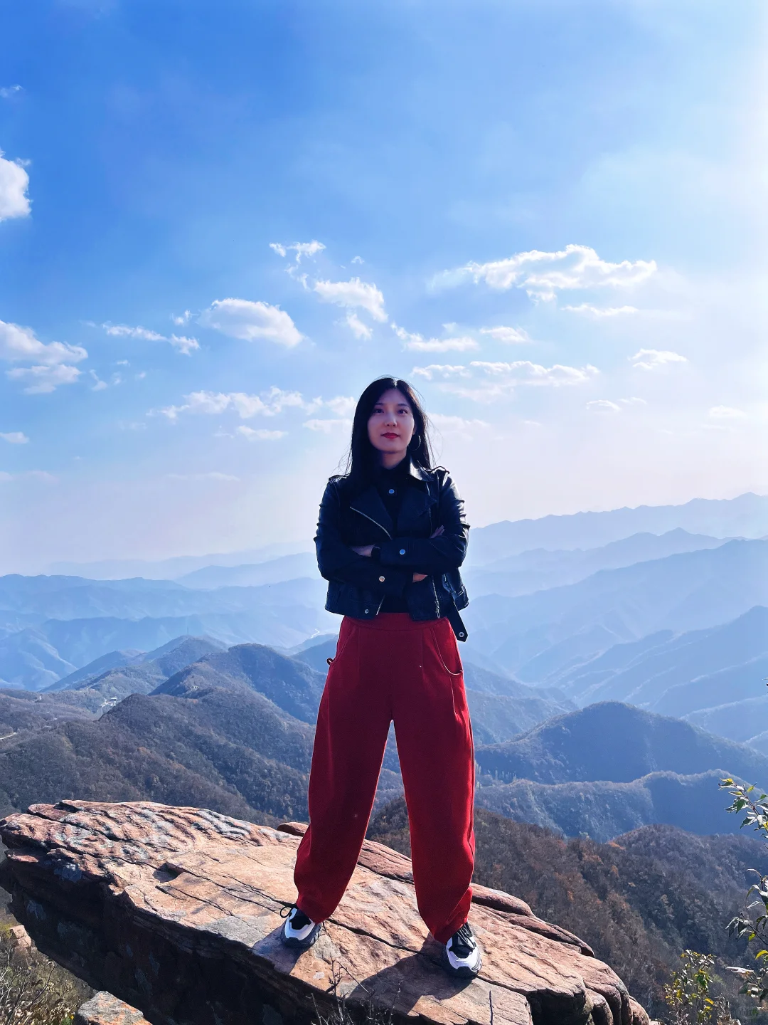 终于登顶了⛰️太值得啦！