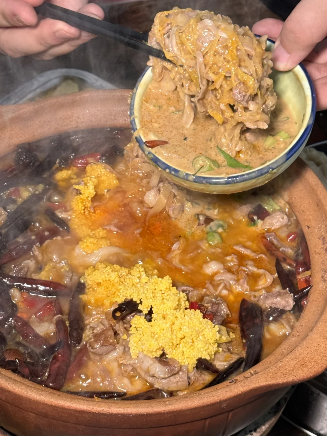 石家庄！！！穷鬼小破店！！！泥炉带皮羊肉锅！！