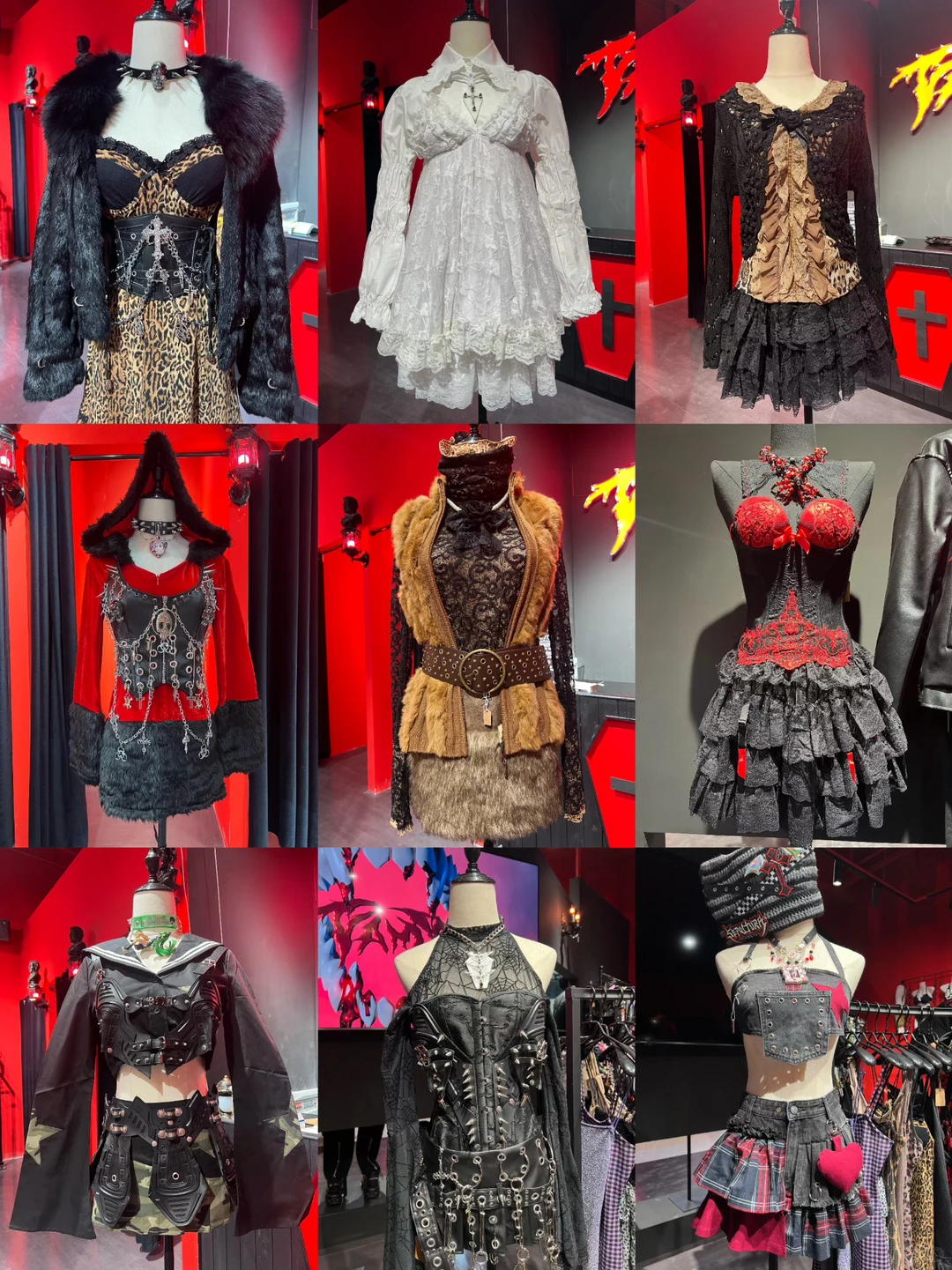 来昆明的宝宝有福了 好多孤品套装不撞衫🖤