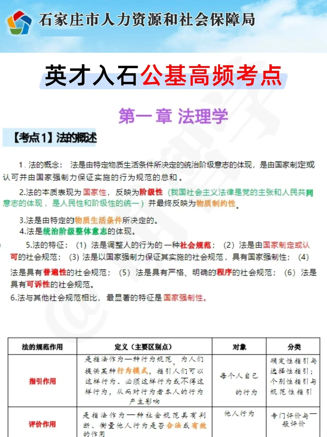 友情提醒：石家庄英才入石考试，无非就这些