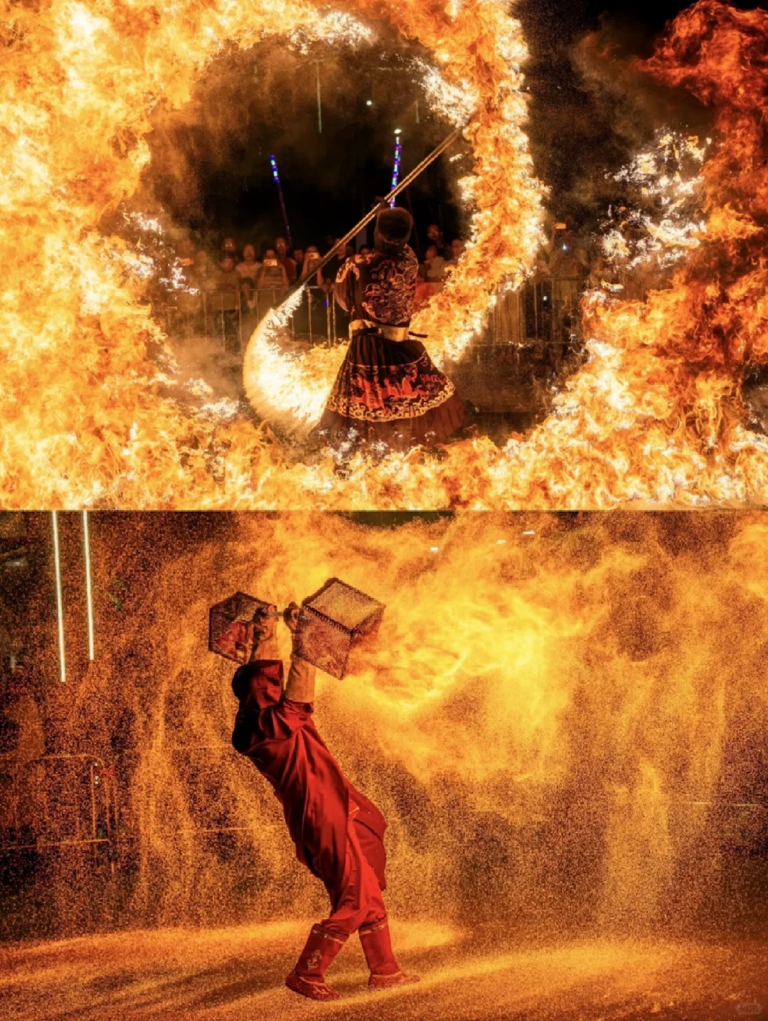 非遗打铁花团队可承接“邢台”火焰节目🔥