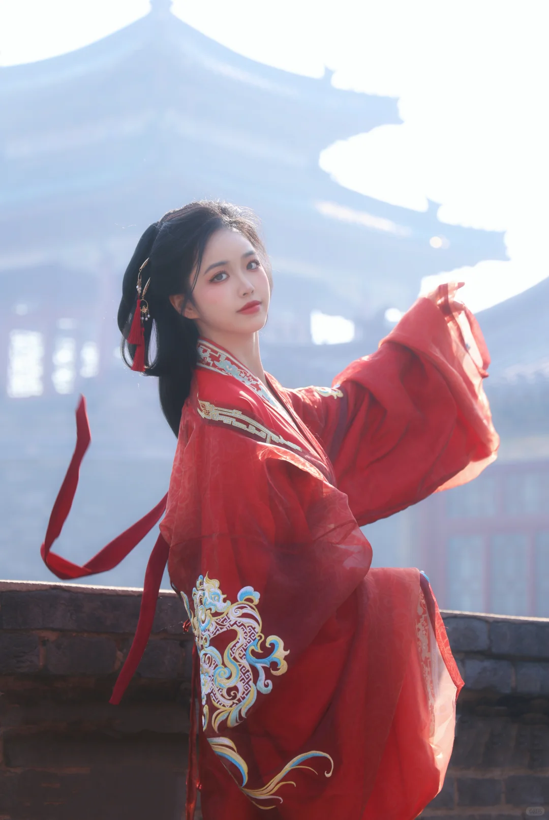 😍和亲哥一起拍战国袍+邯郸道游玩体验