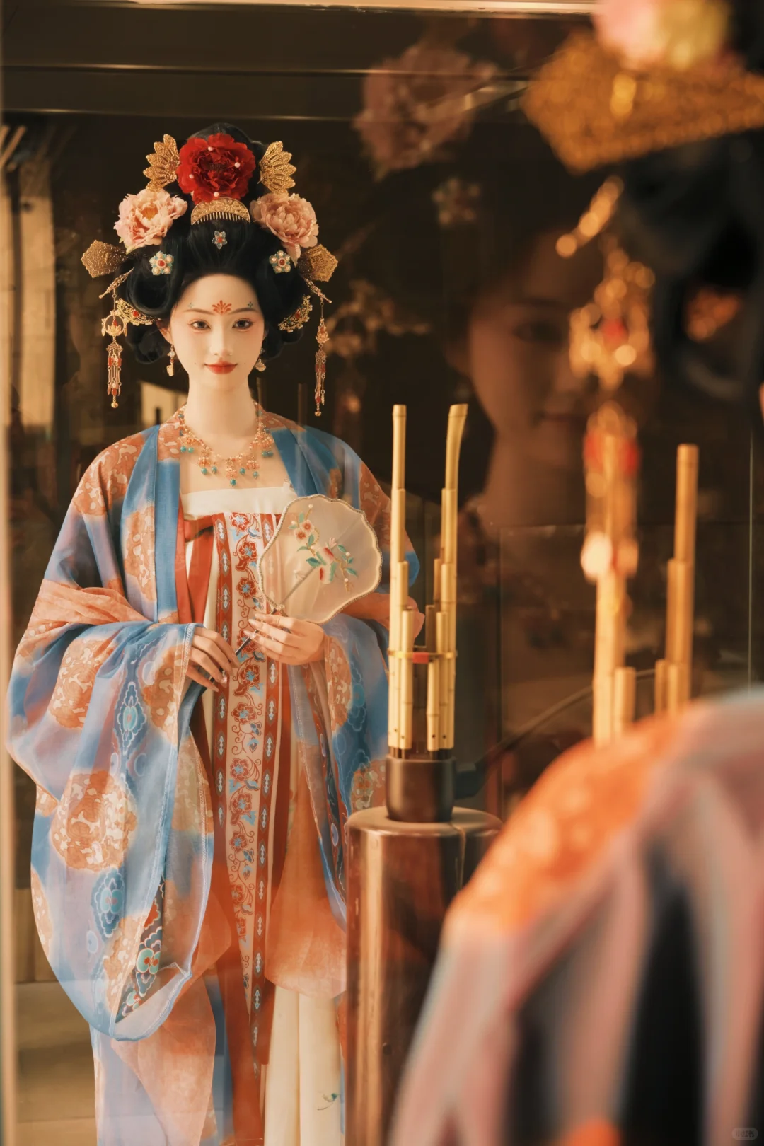 论邯郸博物馆与唐装的适配度！大家快去穿啊