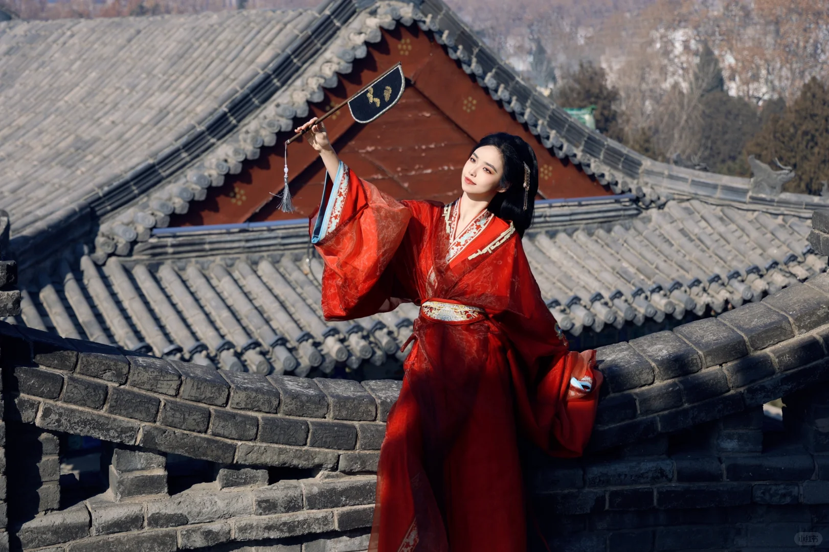 😍和亲哥一起拍战国袍+邯郸道游玩体验