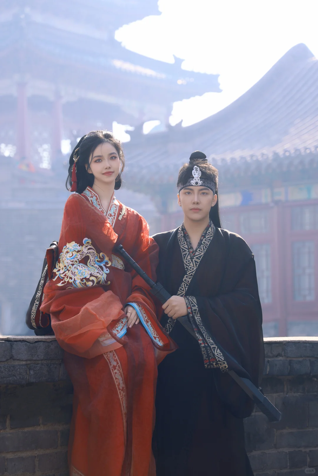 😍和亲哥一起拍战国袍+邯郸道游玩体验