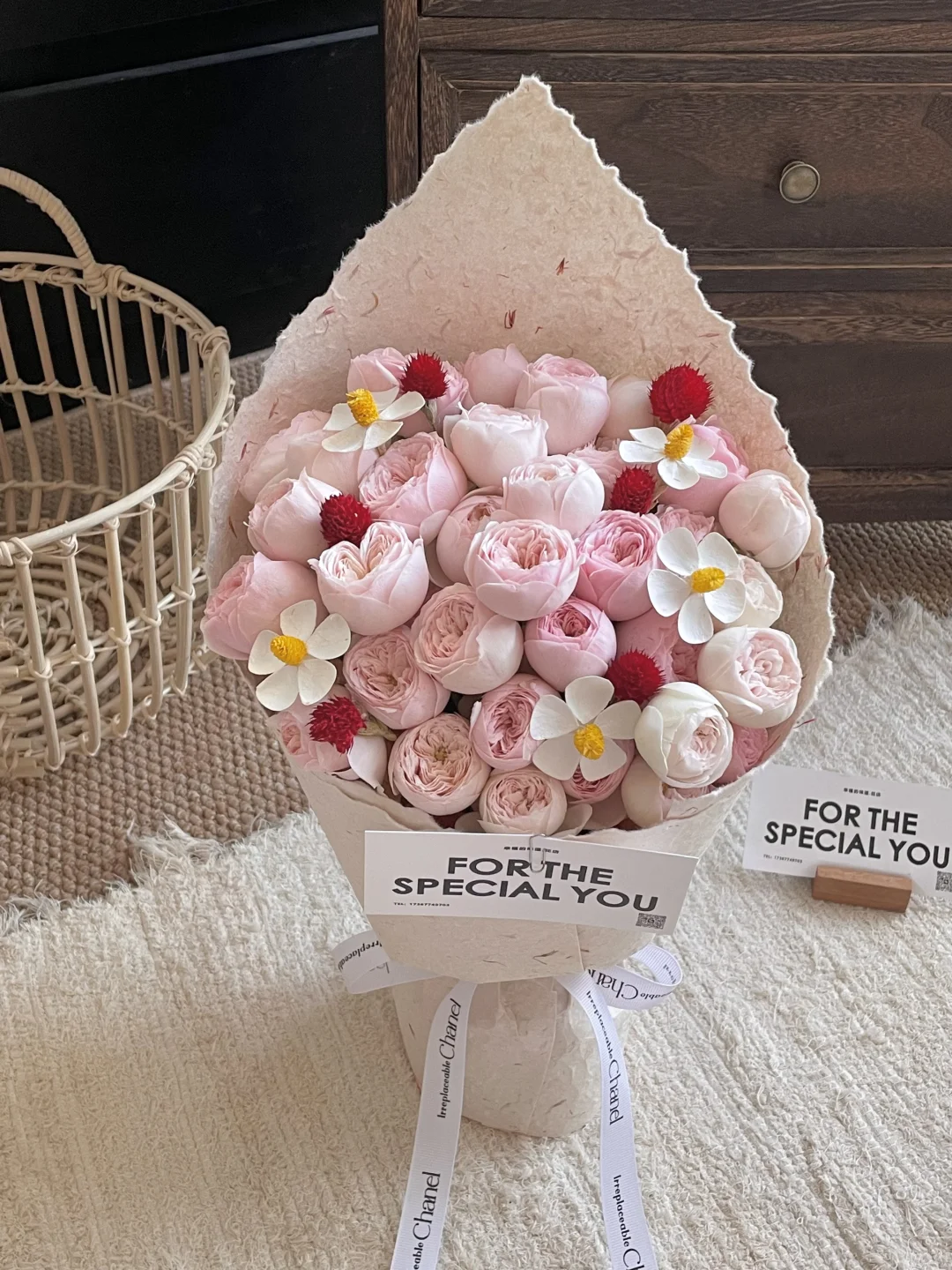 好乖巧的一束！又被客户猛夸了🥰~石家庄花店