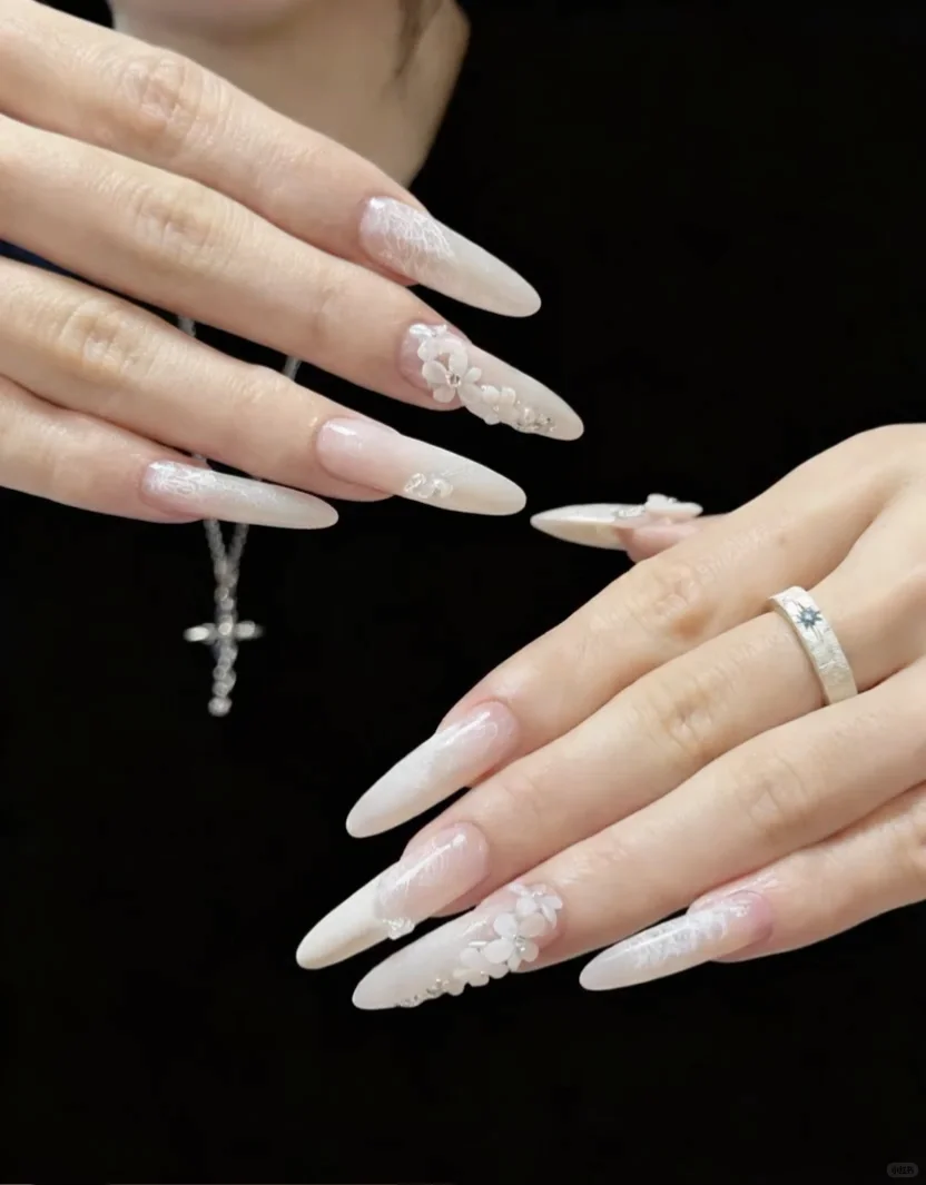 雕花婚甲👰仙里仙气敲上镜