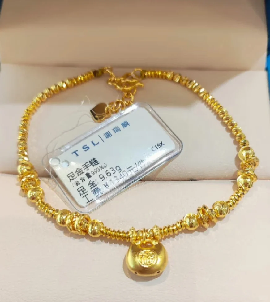 蹲邯郸/石家庄谢瑞麟柜姐，小胖福蹦迪手链