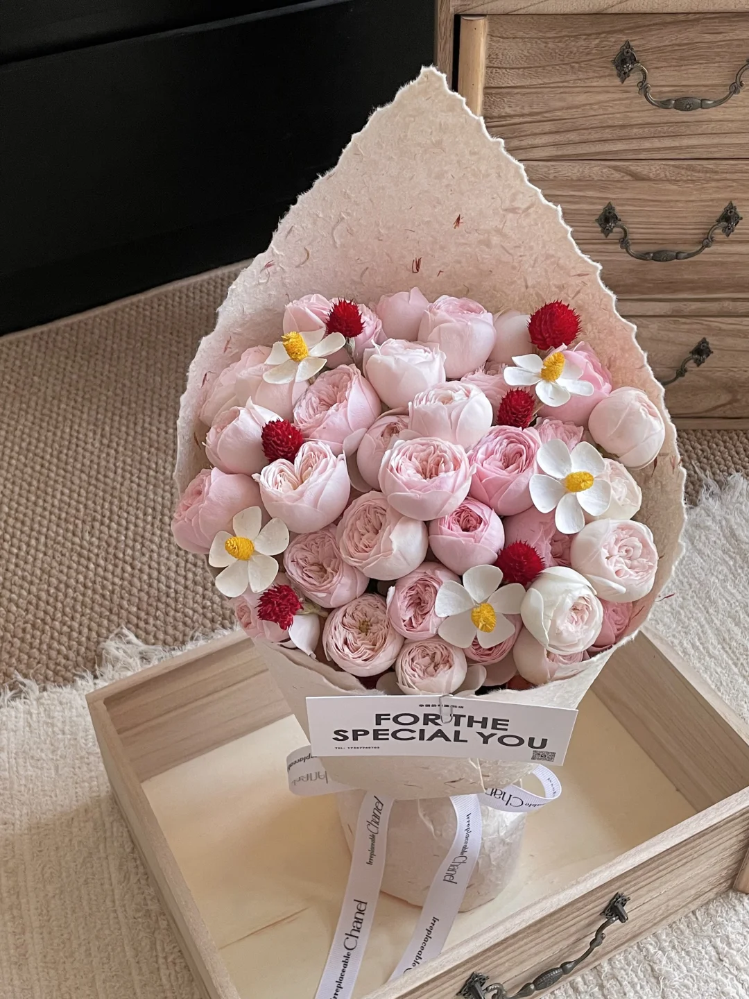 好乖巧的一束！又被客户猛夸了🥰~石家庄花店