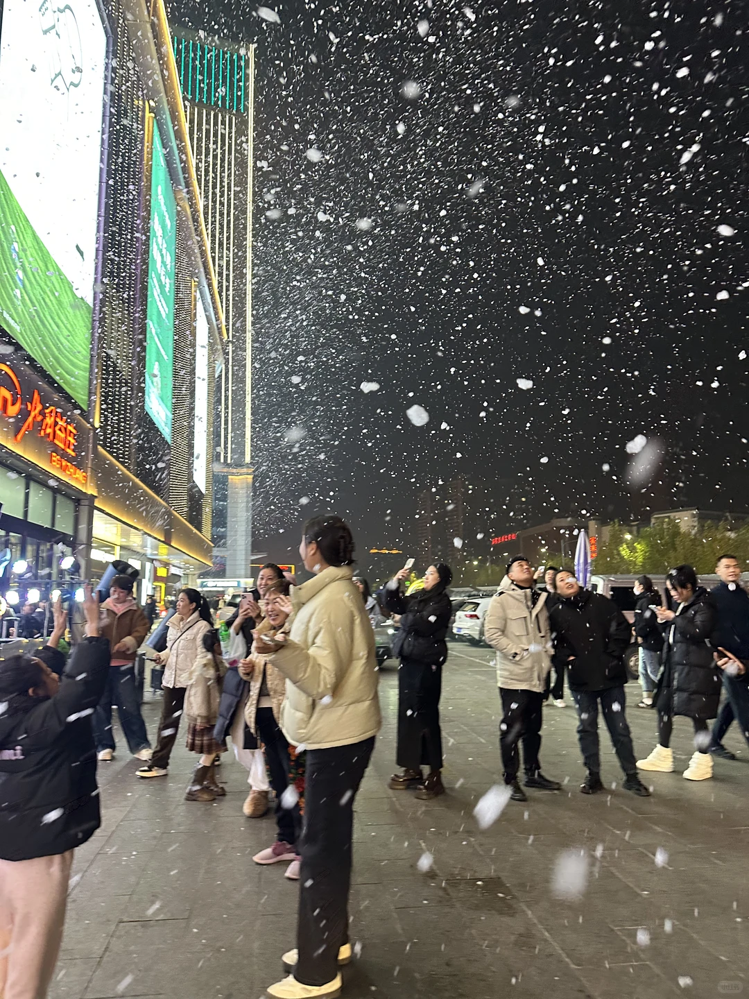 石家庄下雪啦