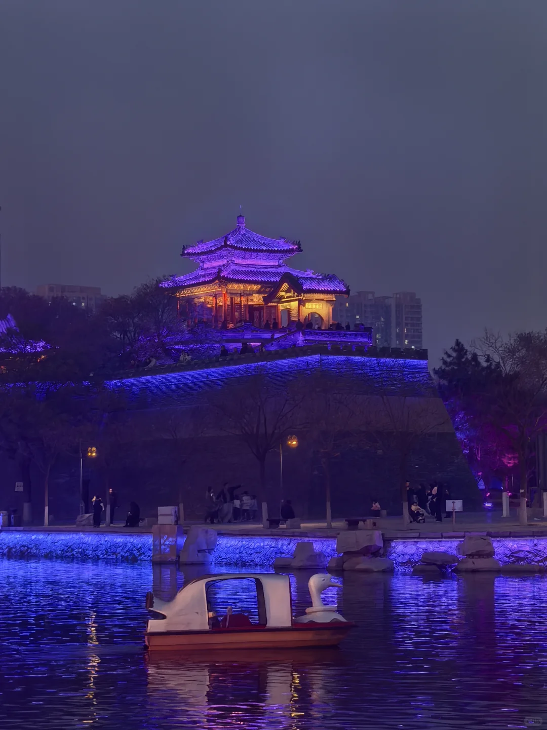 邯郸丛台公园夜景