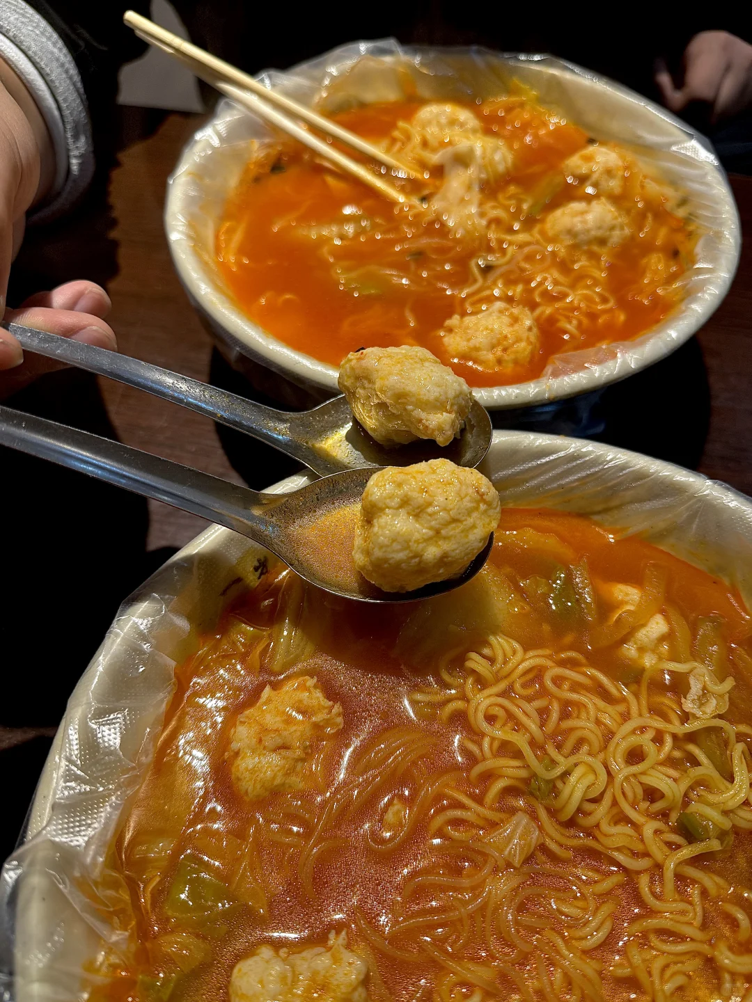 邢台学院北门的鱼丸终于吃上啦！🍥