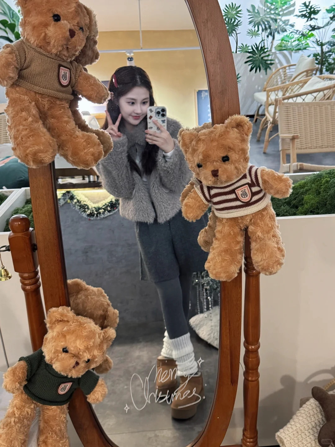在邢台！也拍到了韩女氛围感圣诞照片啦🎄