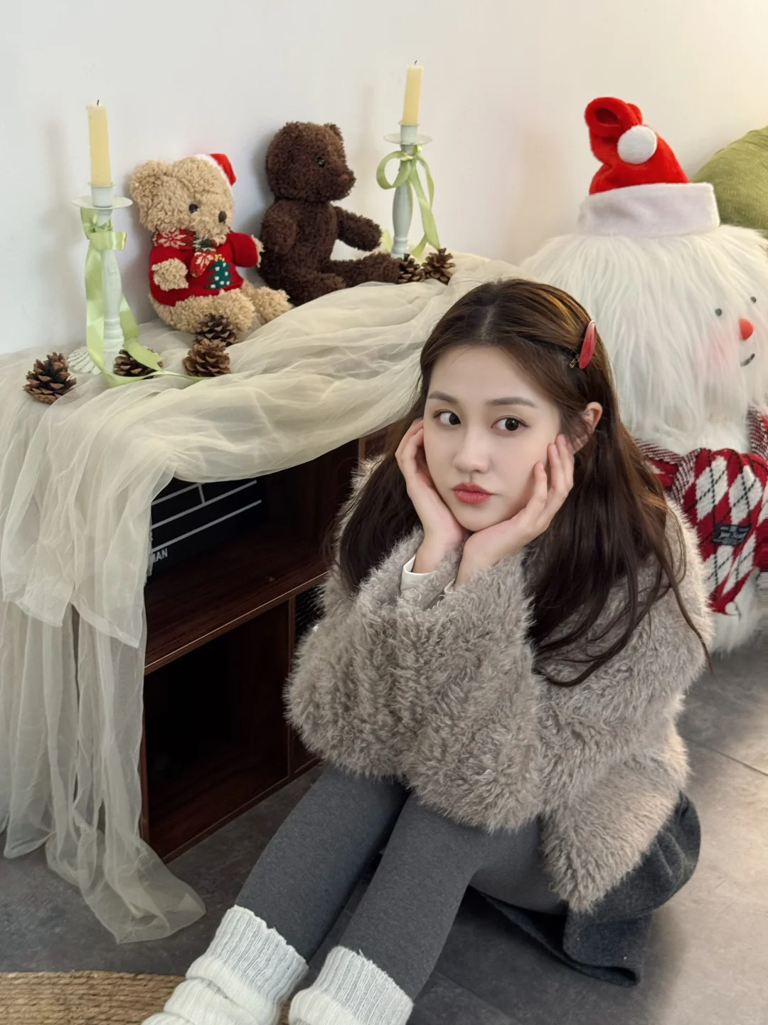 在邢台！也拍到了韩女氛围感圣诞照片啦🎄