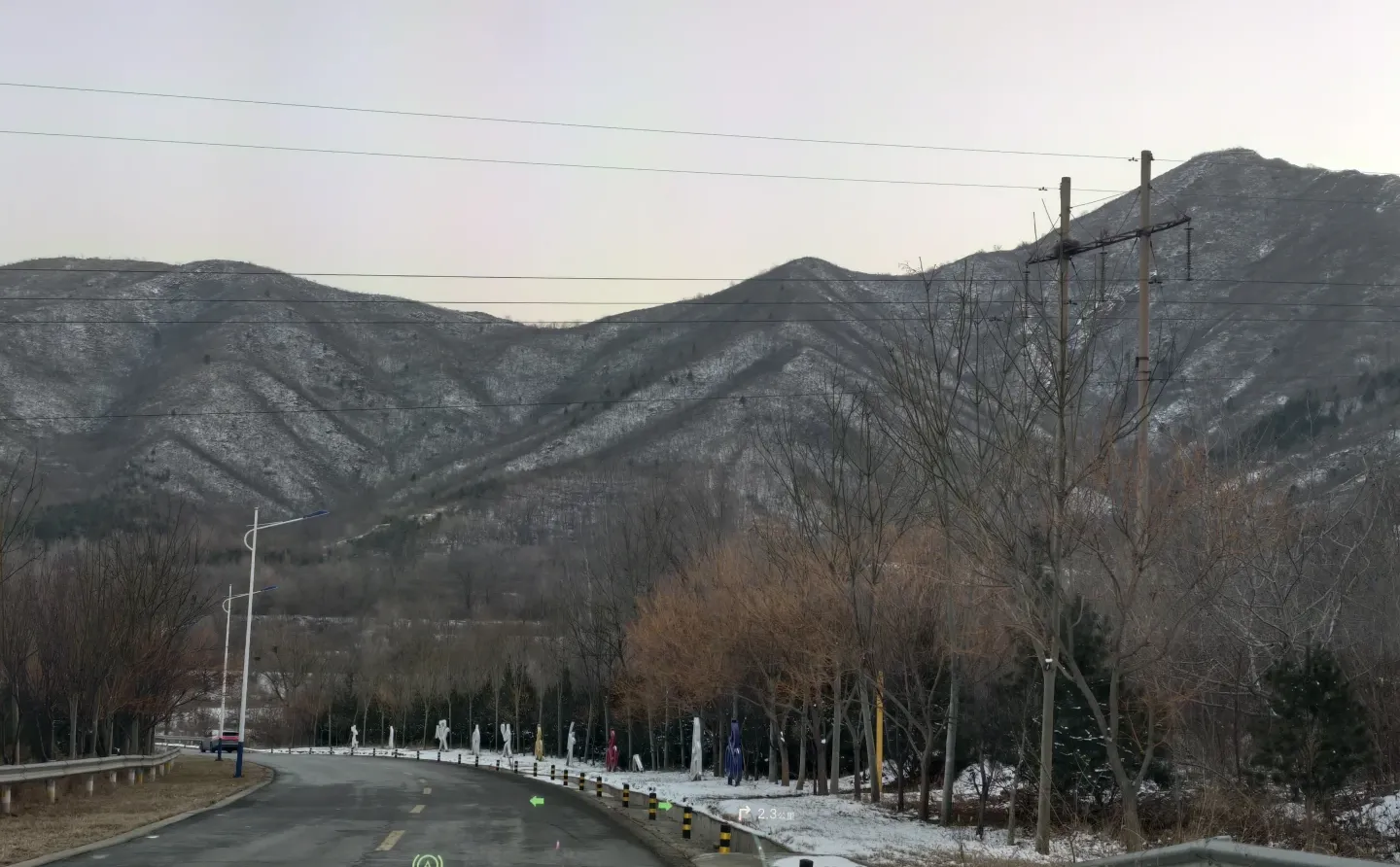 30分钟车程 石家庄的雪景真的震撼我