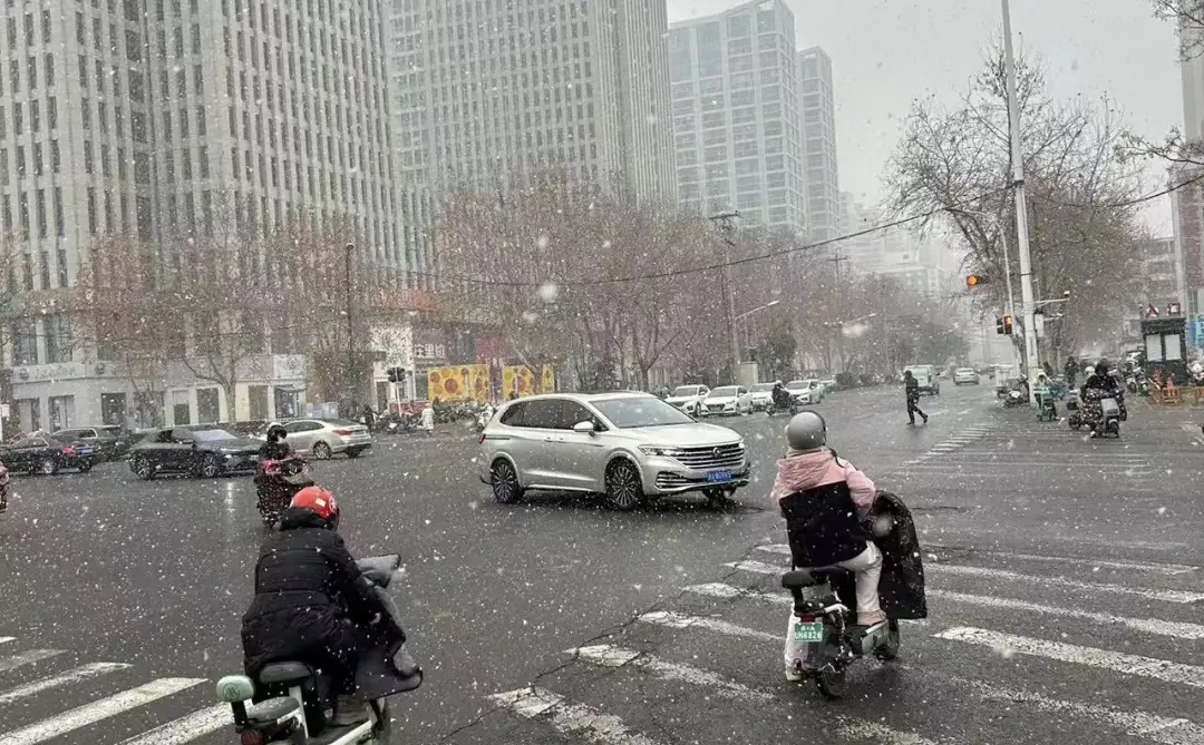 石家庄下雪啦！！！