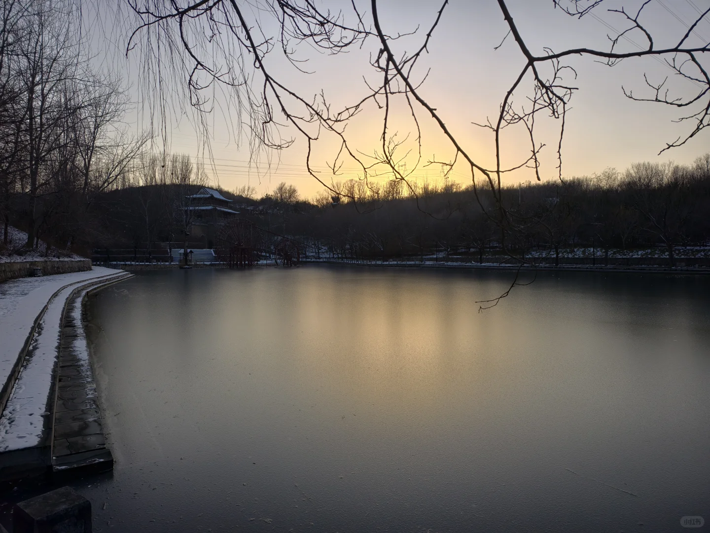30分钟车程 石家庄的雪景真的震撼我