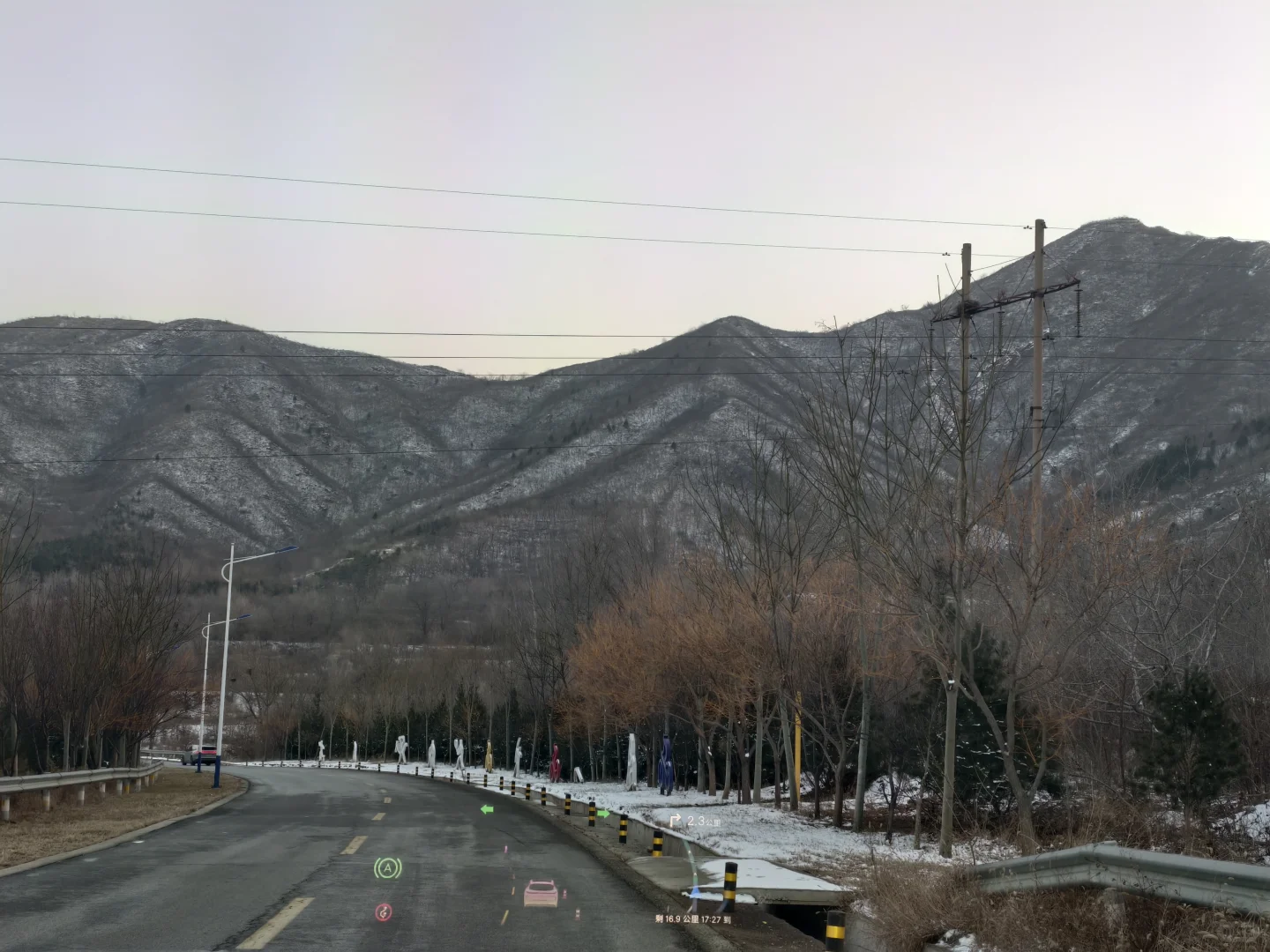 30分钟车程 石家庄的雪景真的震撼我