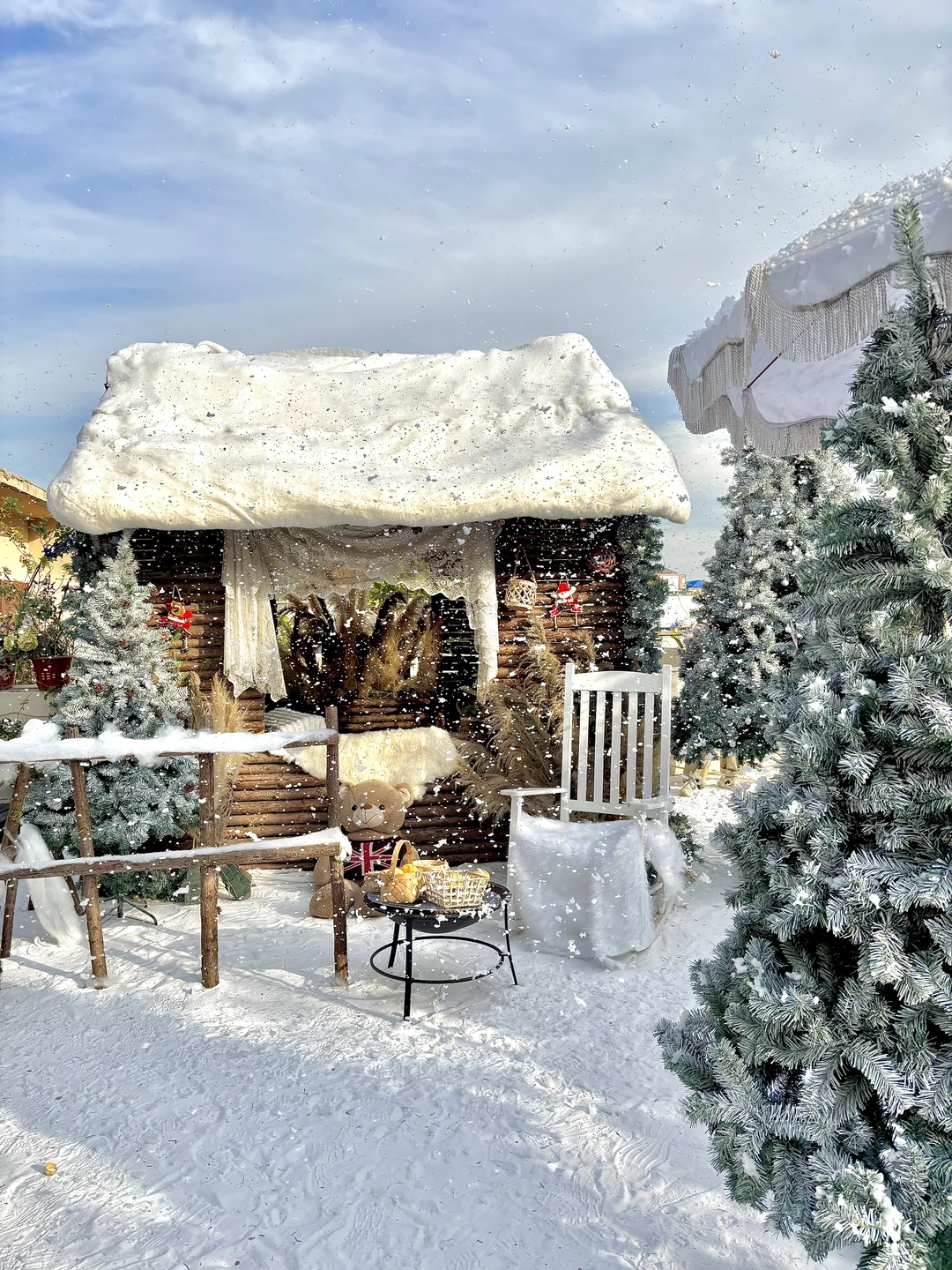 石家庄！能飘雪🌨️的小屋！！！