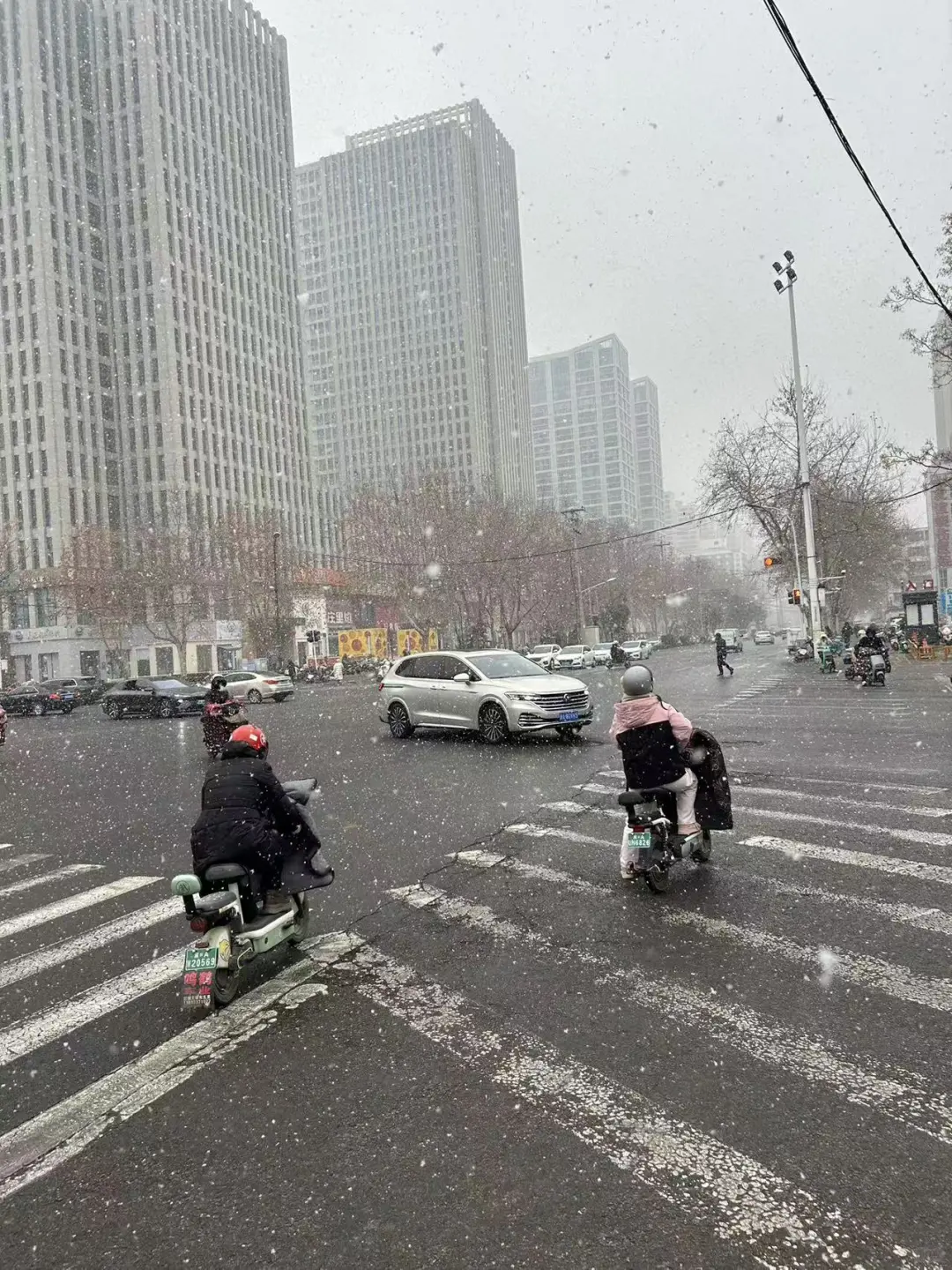 石家庄下雪啦！！！