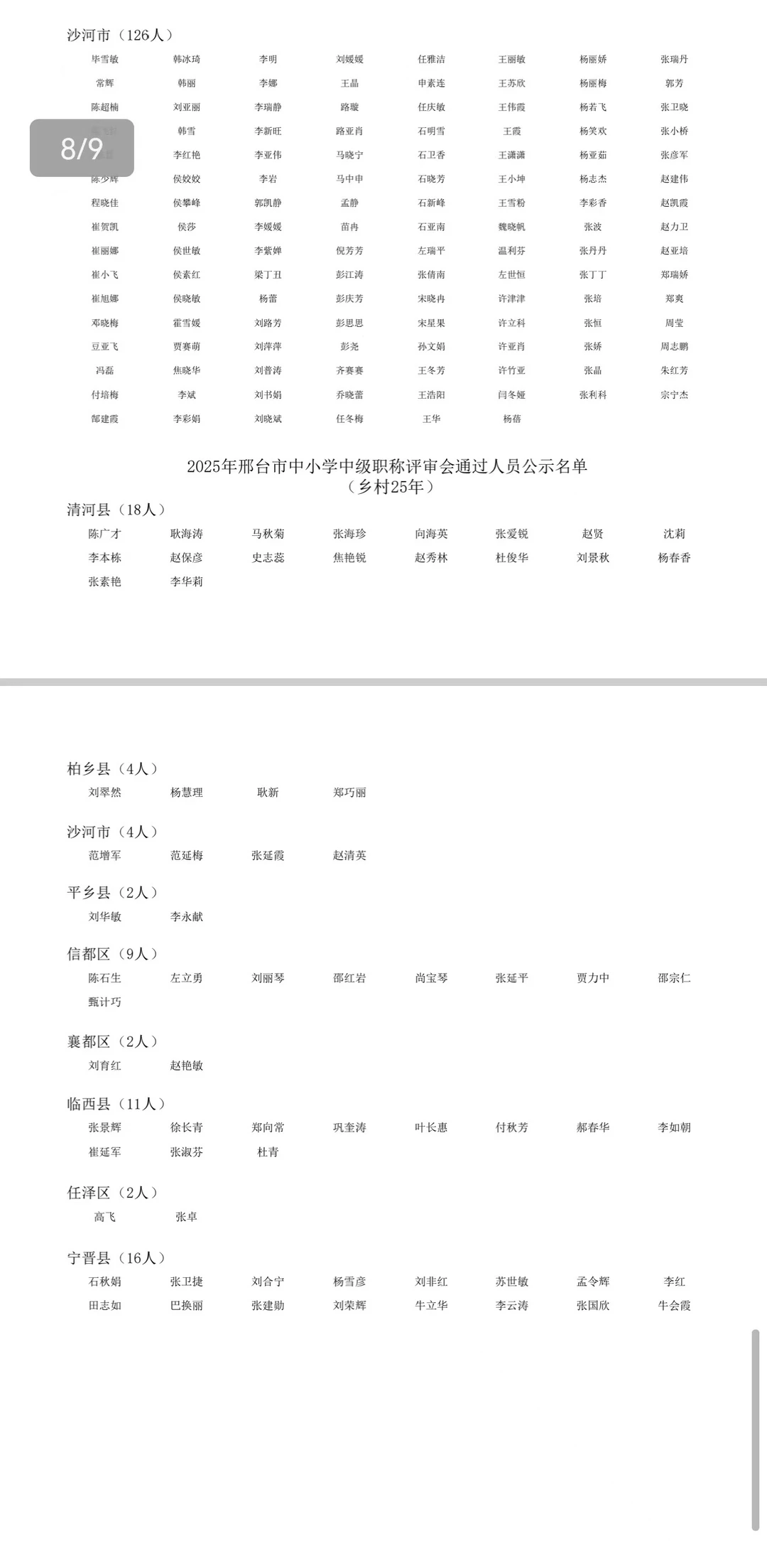 想知道邢台中小学一级没过的有多少😭😭😭