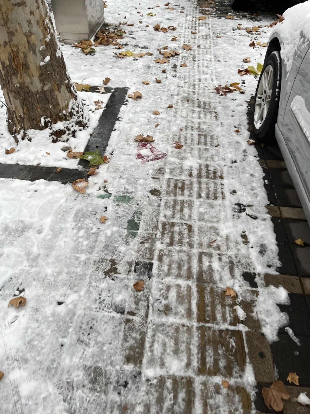 12.13石家庄实况！大家出门一定要注意安全啊