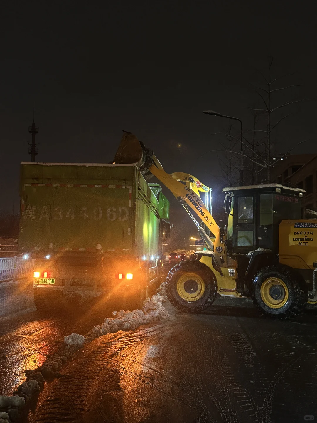 石家庄中山路实时路况。。太滑了！！