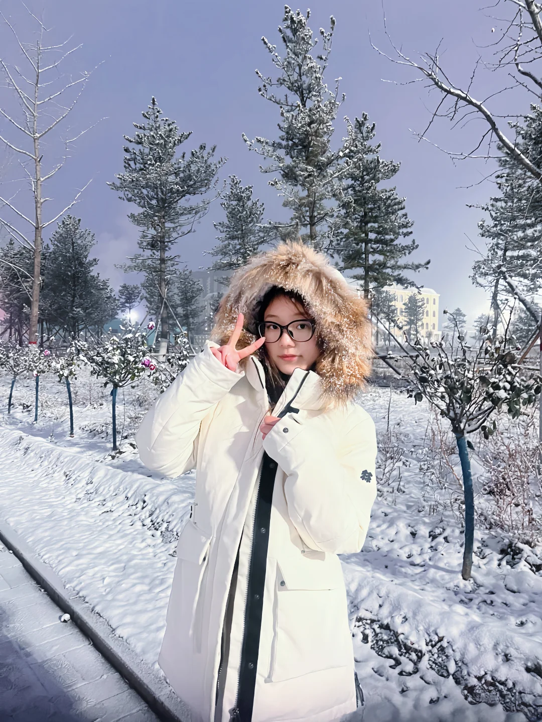 石家庄终于下雪了！