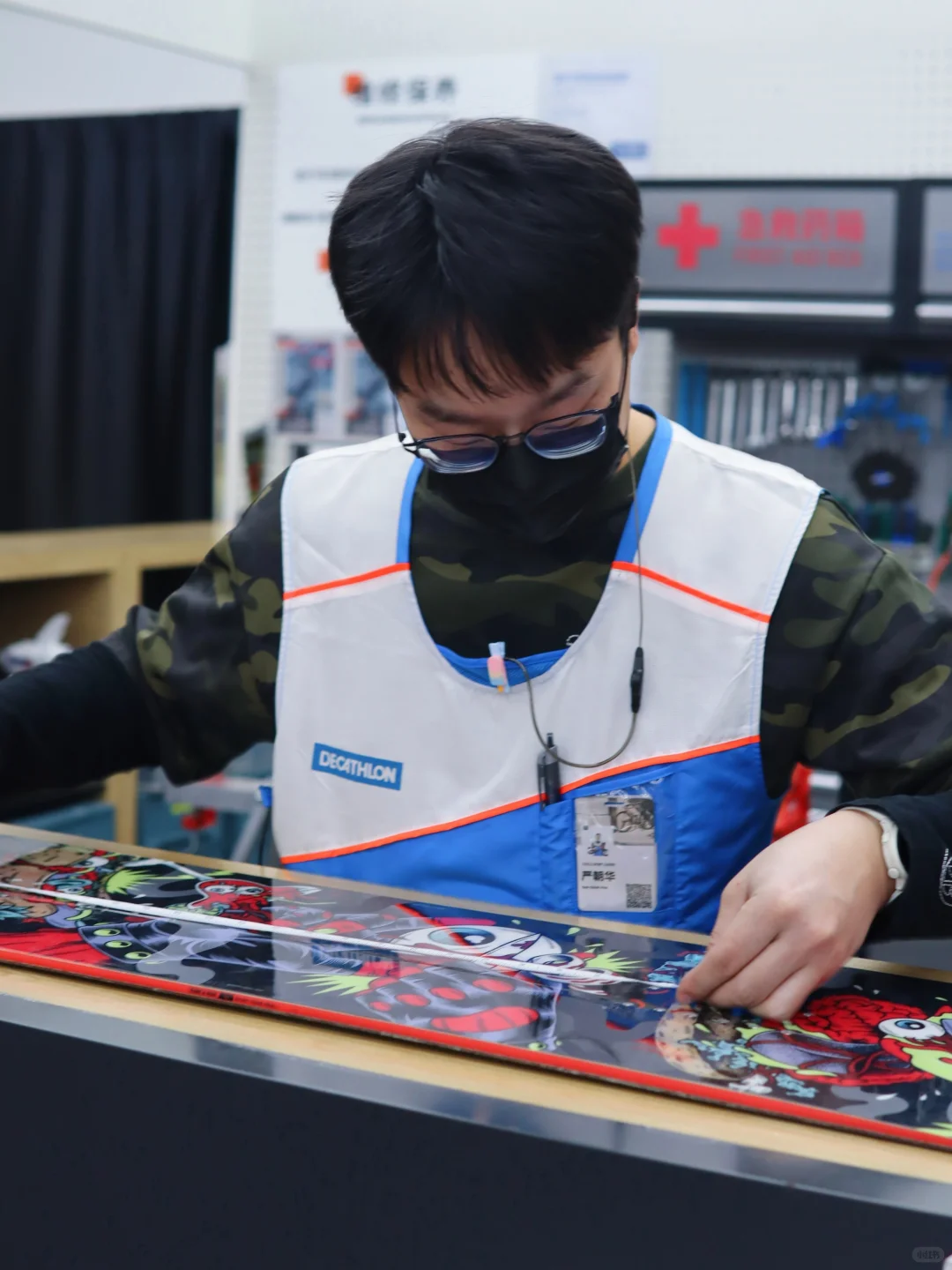 我要让石家庄的每一个滑雪人看到