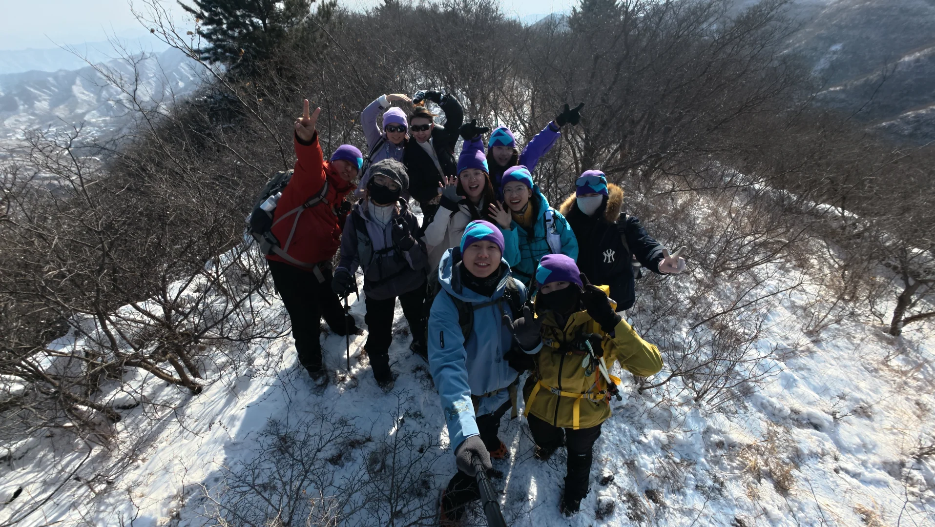 石家庄新人友好徒步团，招搭子跟我们玩雪去