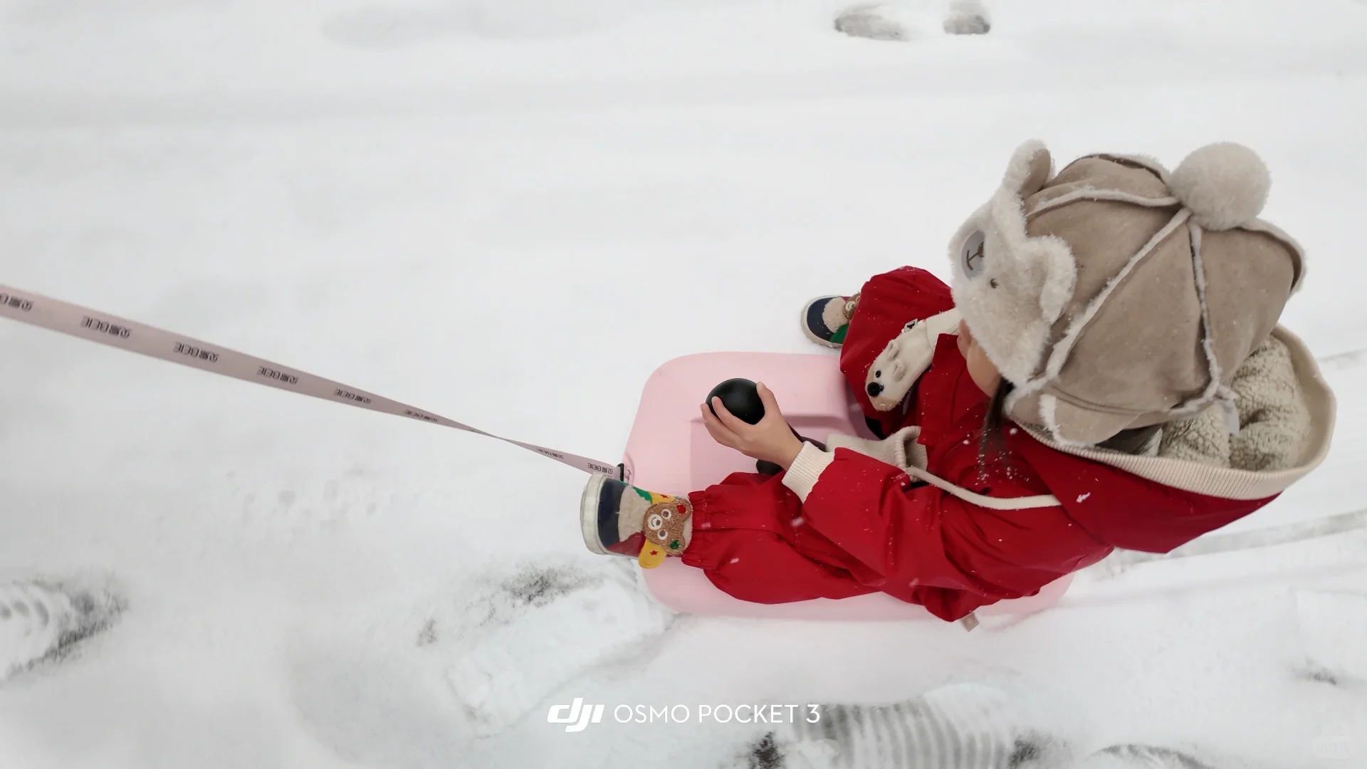 石家庄下雪啦 雪橇没白买