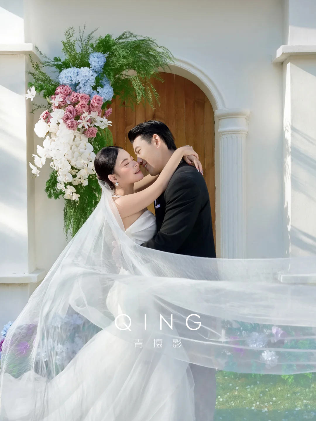 这是石家庄丨雪山下的婚纱照把童话照进现实