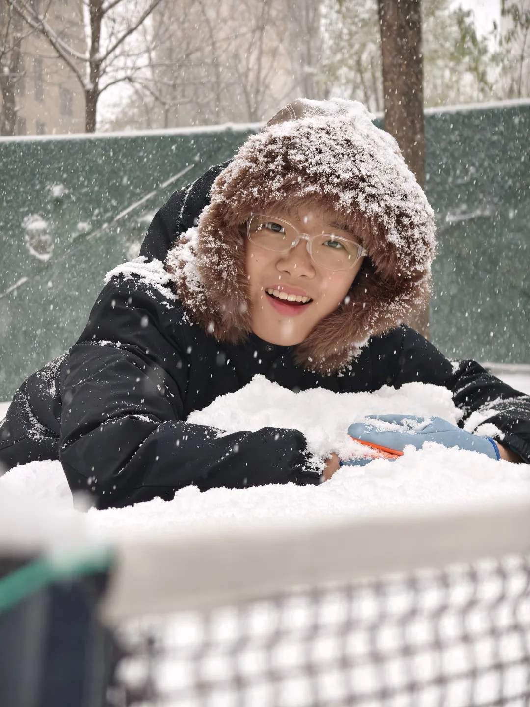 石家庄下大雪啦