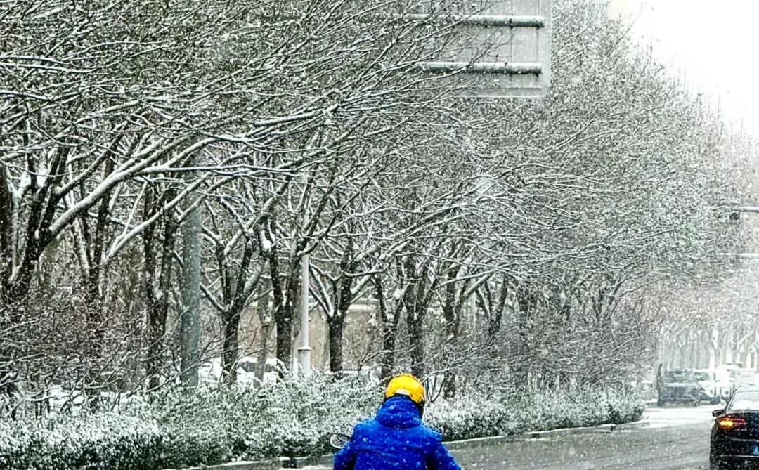 石家庄初雪来喽～