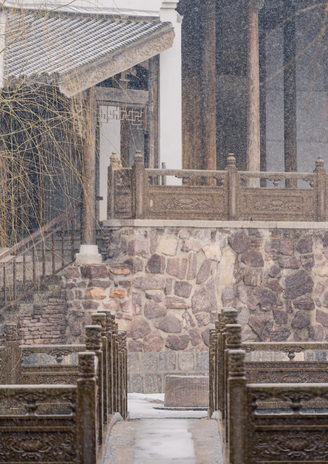 石家庄2025年的第一场大雪 该出去转转