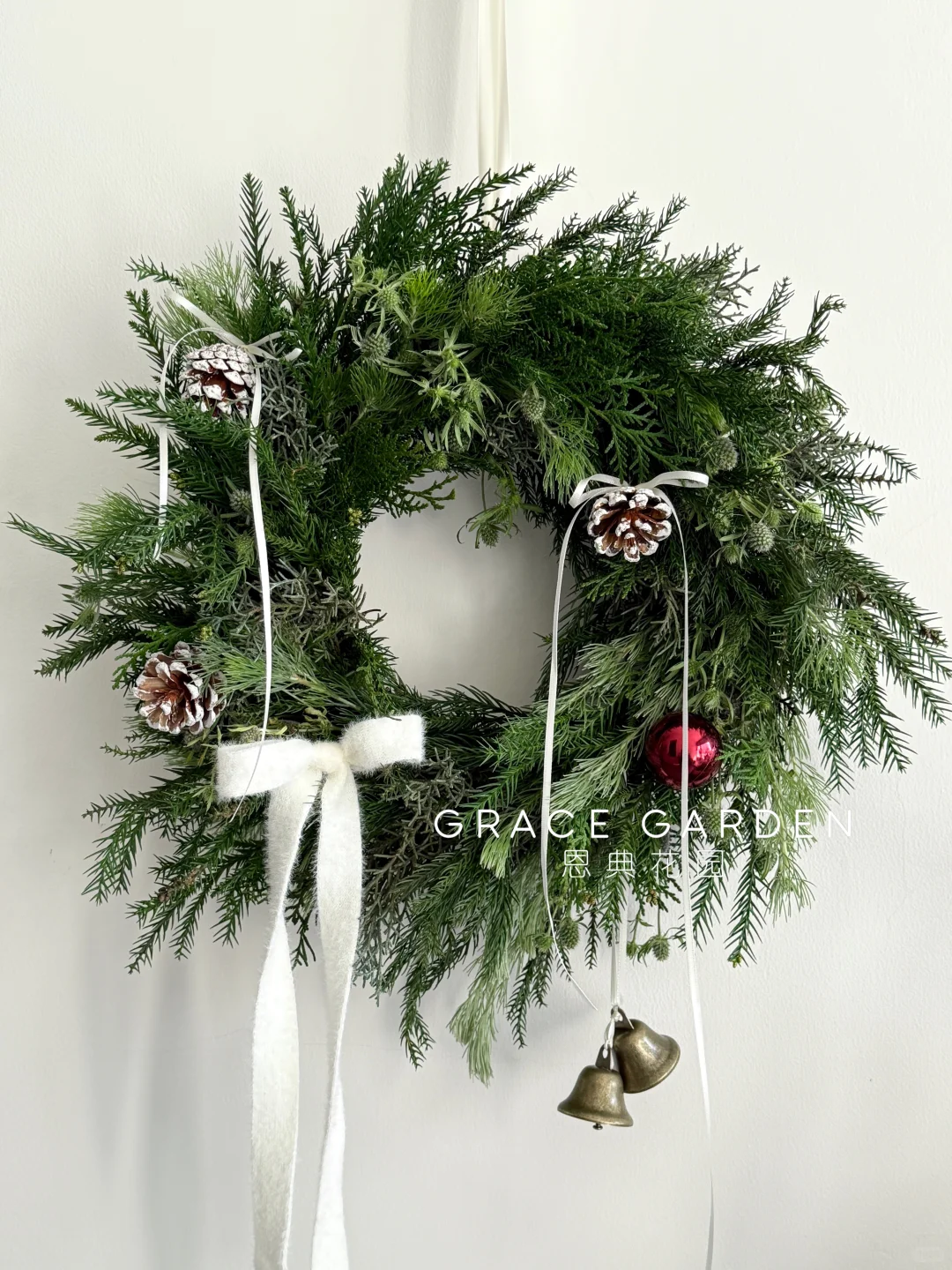 邯郸花店｜圣诞花环🎄🤍