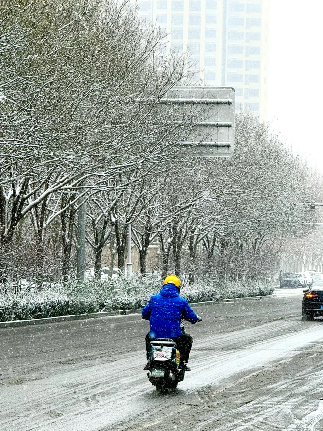 石家庄初雪来喽～