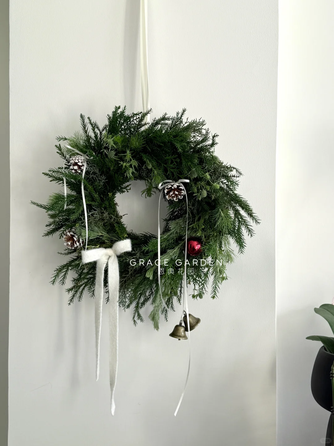 邯郸花店｜圣诞花环🎄🤍